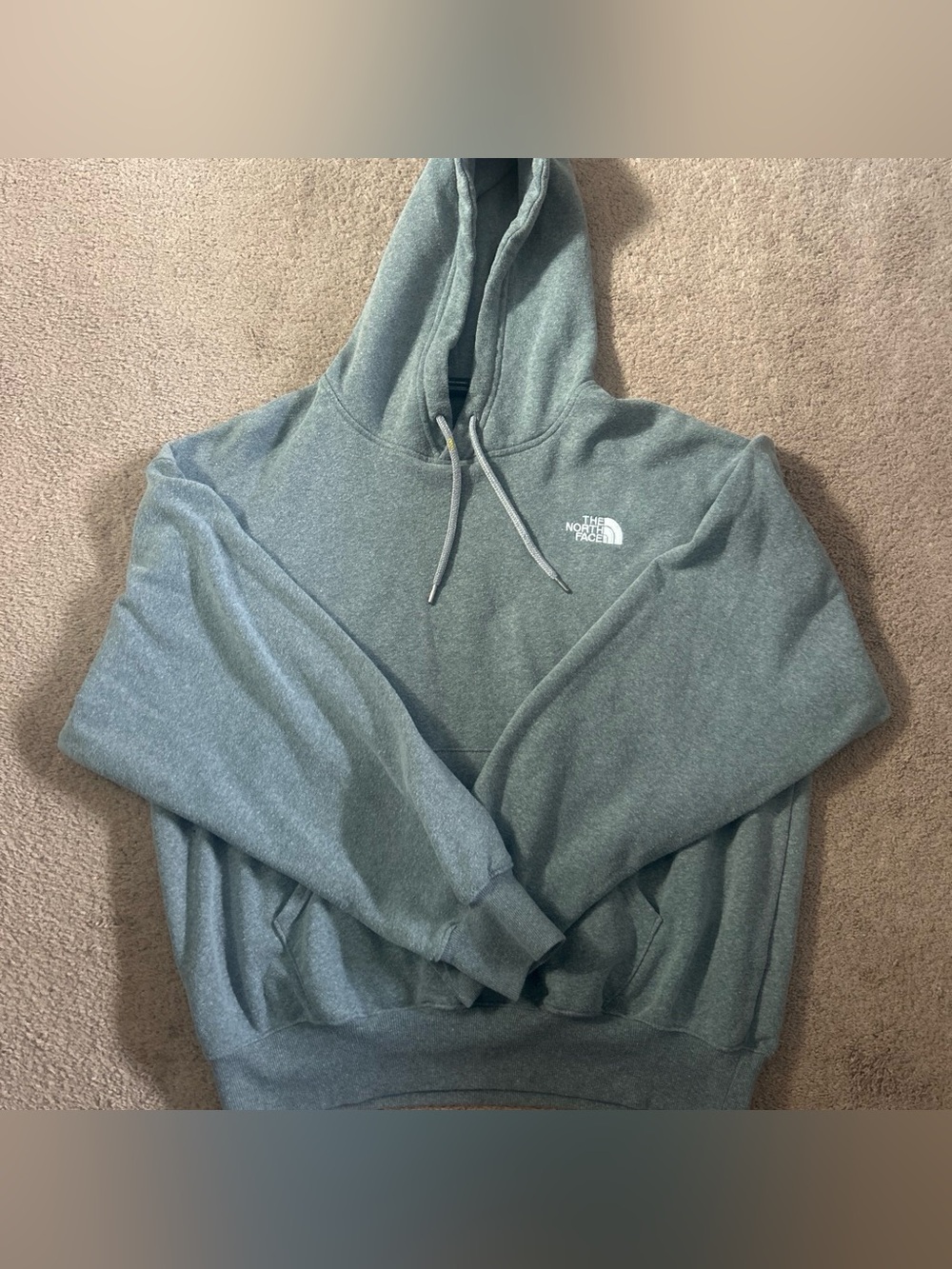 The North Face Men's Crewneck Hoodie - Heather Teal